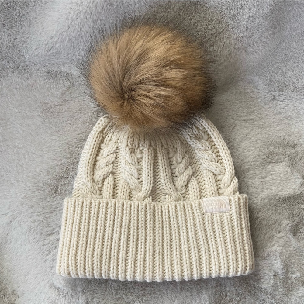 The North Face Cable Knit Pom Pom Ski Hat